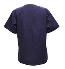 155GSM Female Medical Scrub Uniform Unisex Top Shirts Antimicrobial Wrinkle-free