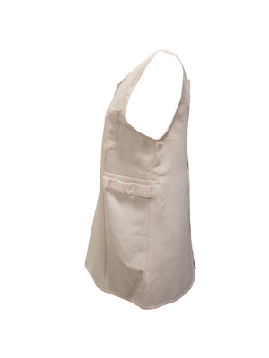 Polyester 80 Cotton 20 Bib Apron Chef Uniform Pink With Princess Seam